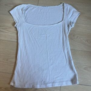 Reformation Bardot knit top